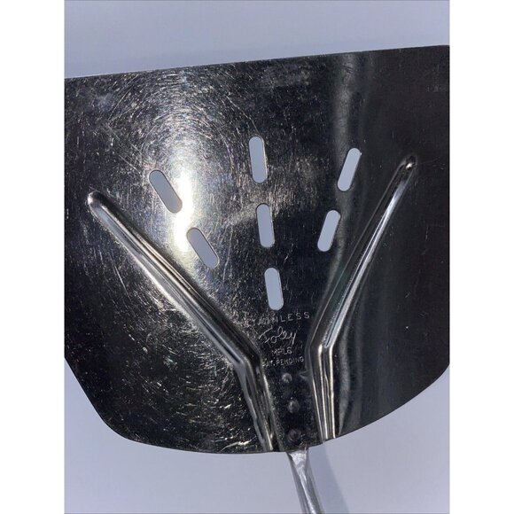 Foley Stainless Steel Wide Curved Slotted Spatula Turner Flipper Stainless USA - Picture 10 of 10
